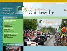 Tablet Screenshot of clarkesvillega.com